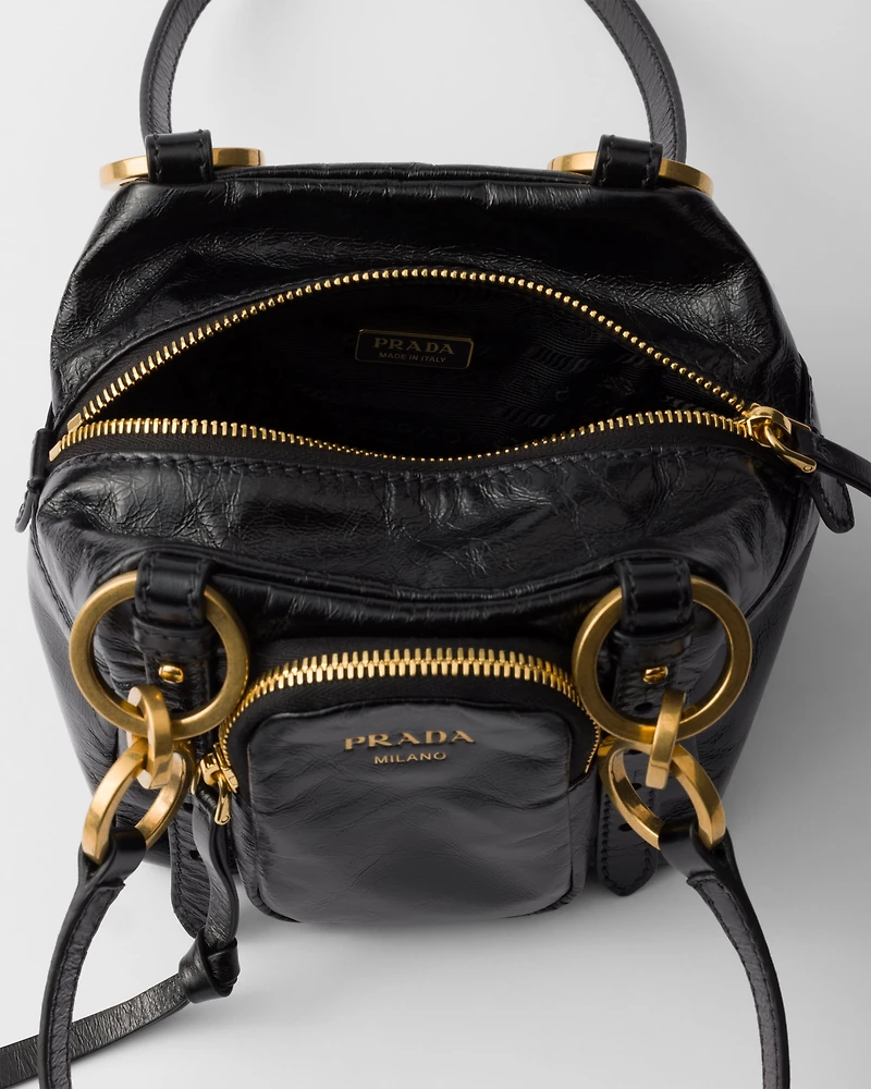 Prada Dangle mini leather top-handle bag