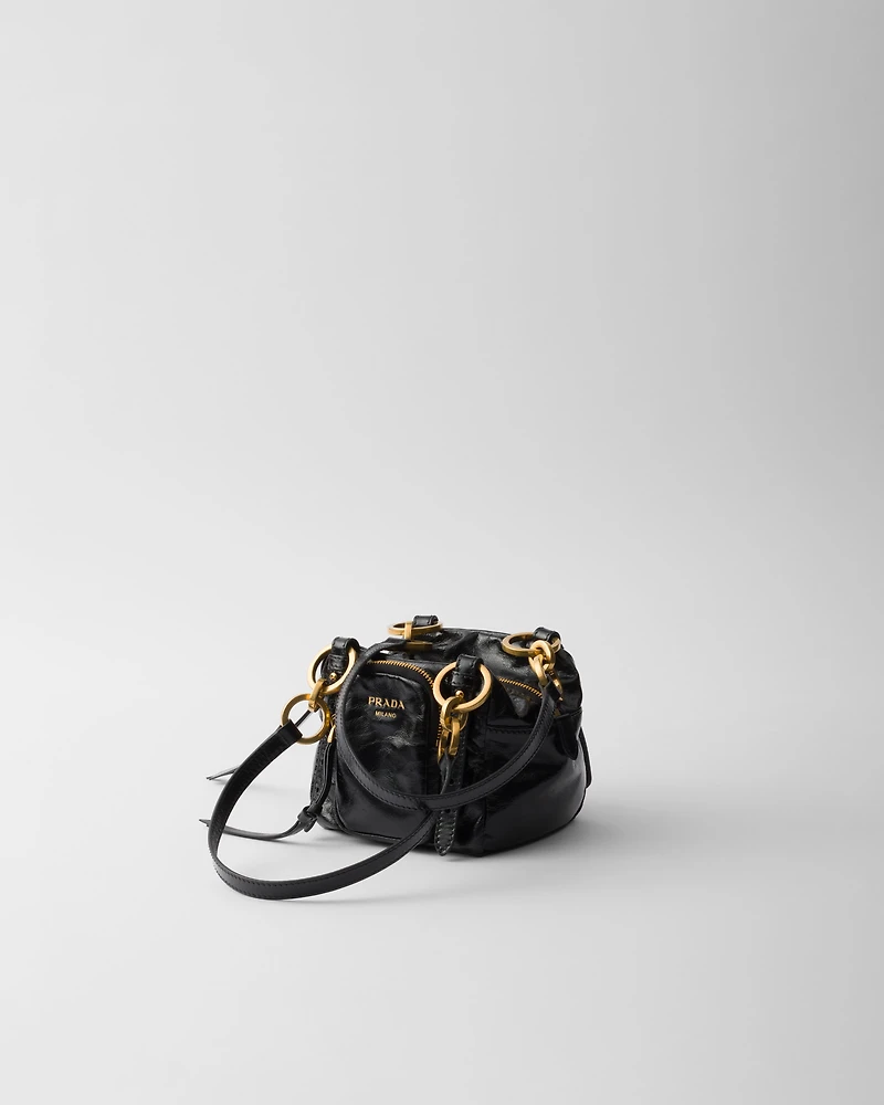 Prada Dangle mini leather top-handle bag