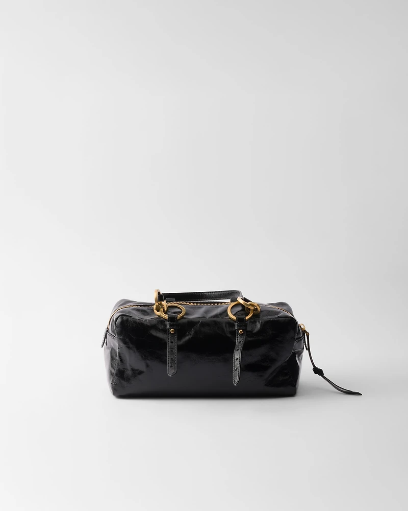 Prada Dangle medium leather top-handle bag
