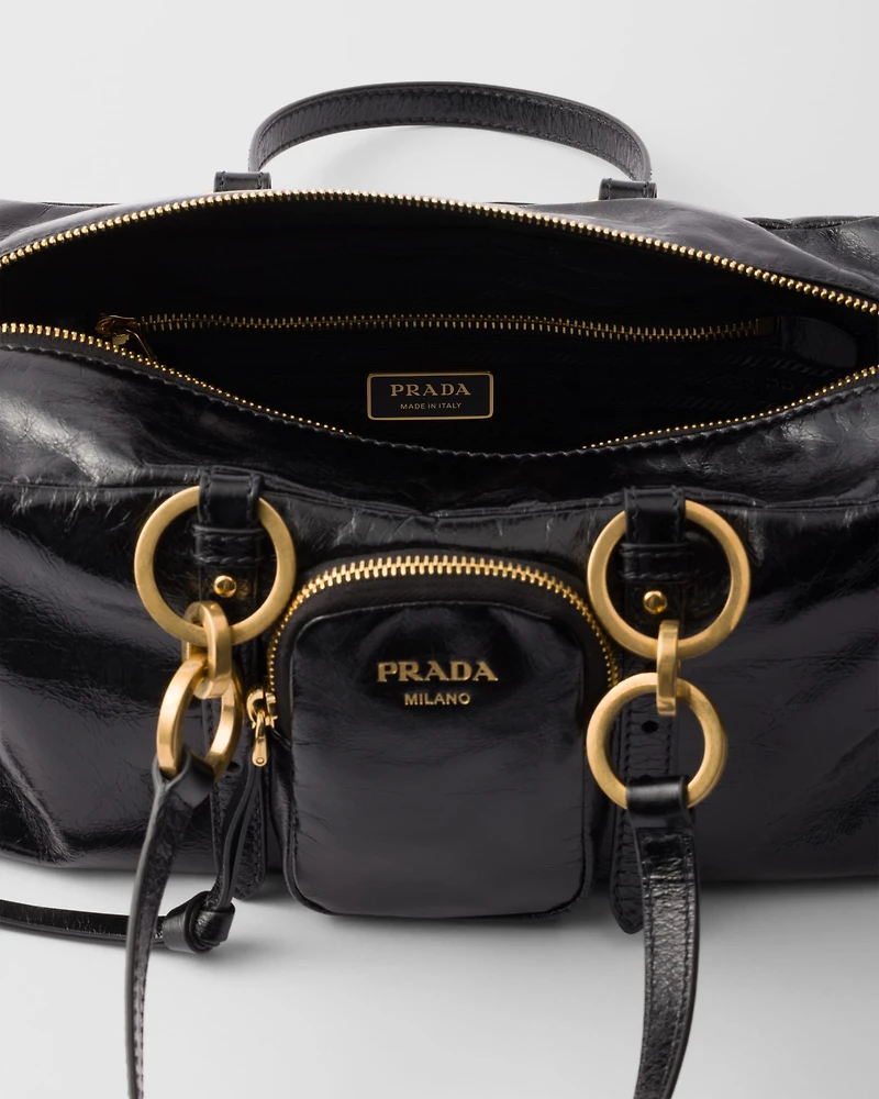 Prada Dangle medium leather top-handle bag