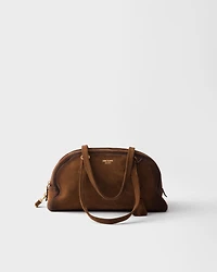 Prada Bowling medium suede bag