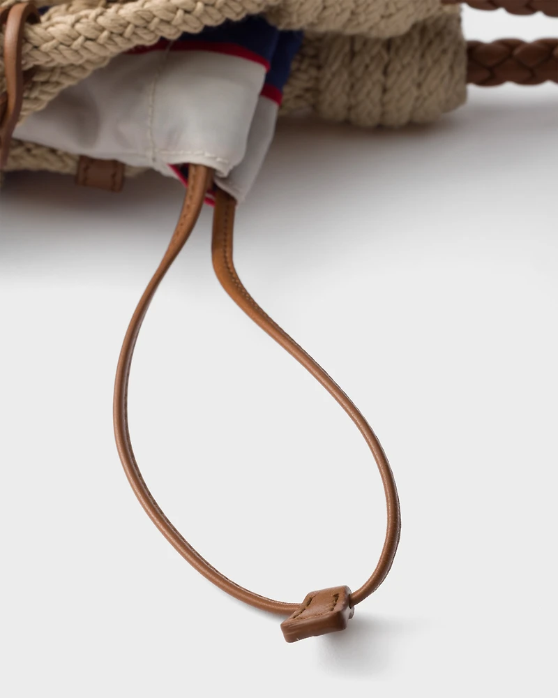 Prada Noué medium cotton macramé bag