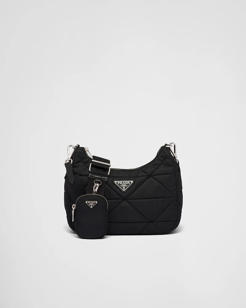 Padded Re-Nylon shoulder bag