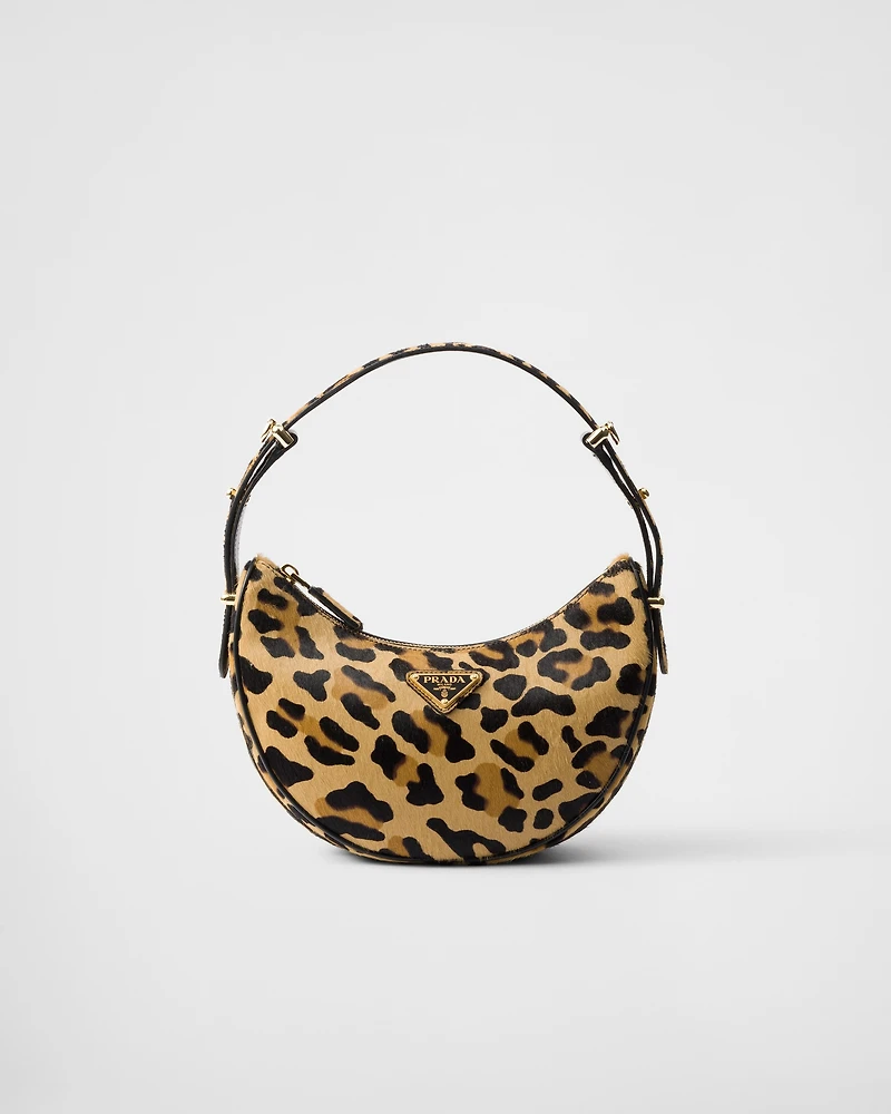 Prada Arqué printed leather shoulder bag