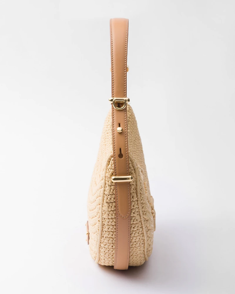 Prada Arqué crochet shoulder bag