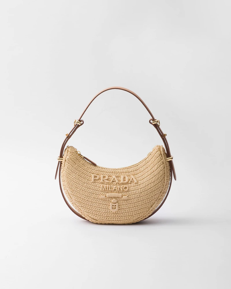 Prada Arqué crochet shoulder bag