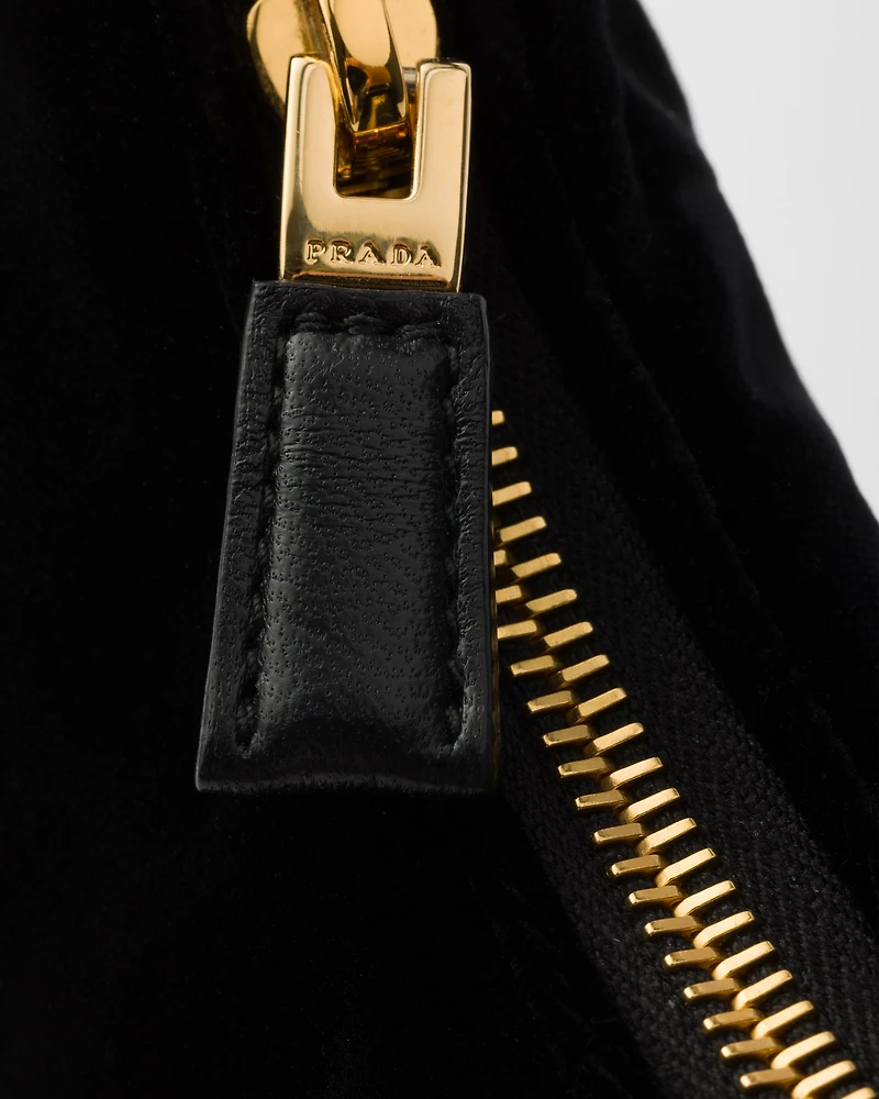 Prada Re-Edition mini velvet bag