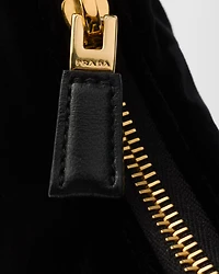 Prada Re-Edition mini velvet bag