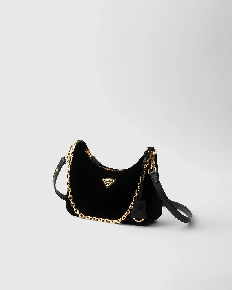Prada Re-Edition mini velvet bag