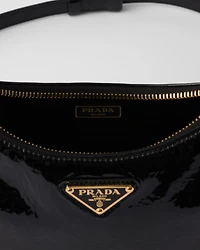Prada Re-Edition mini naplak patent leather bag