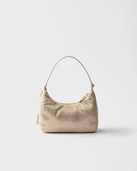Prada Re-Edition 2005 mini crystal-studded satin bag