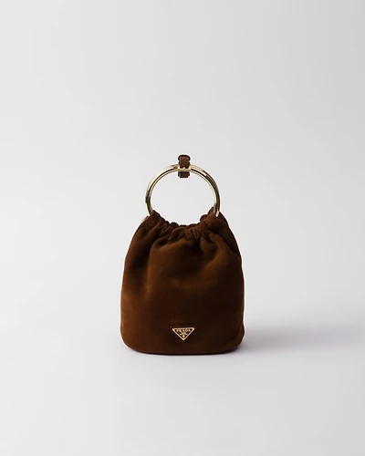 Mini suede bag
