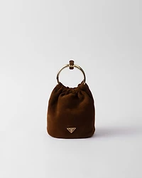 Mini suede bag