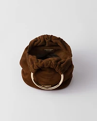 Mini suede bag