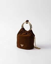 Mini suede bag