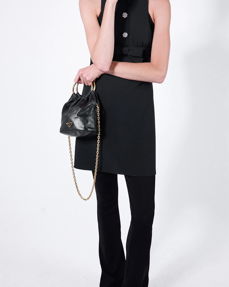 Mini nappa leather bag