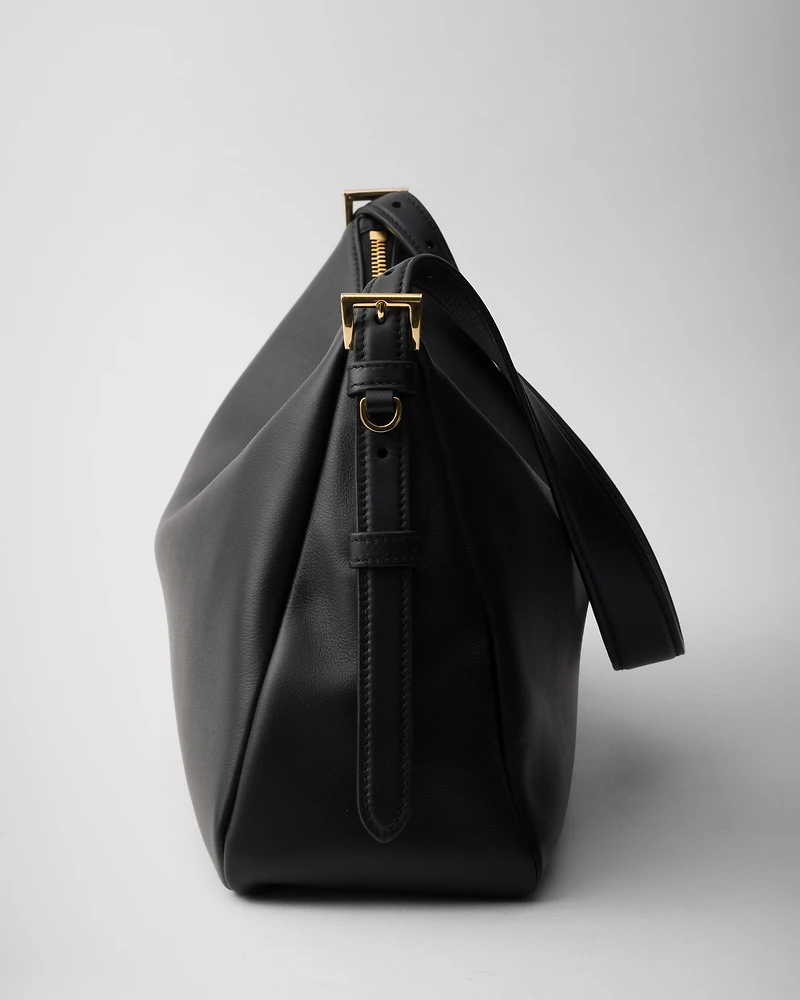 Prada Aimée large leather shoulder bag