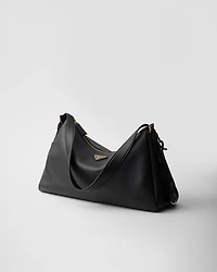 Prada Aimée large leather shoulder bag