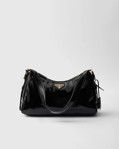 Prada Aimée medium naplak leather shoulder bag