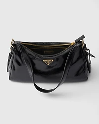 Prada Aimée medium naplak leather shoulder bag
