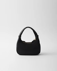 Mini Re-Nylon and nappa leather bag with bow
