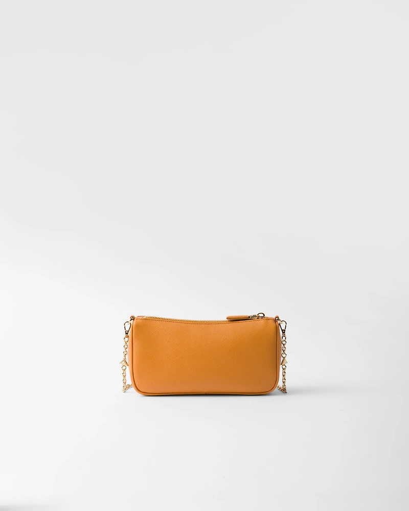 Mini Saffiano leather bag
