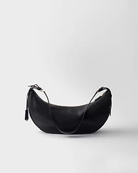Prada Demi-lune large leather shoulder bag