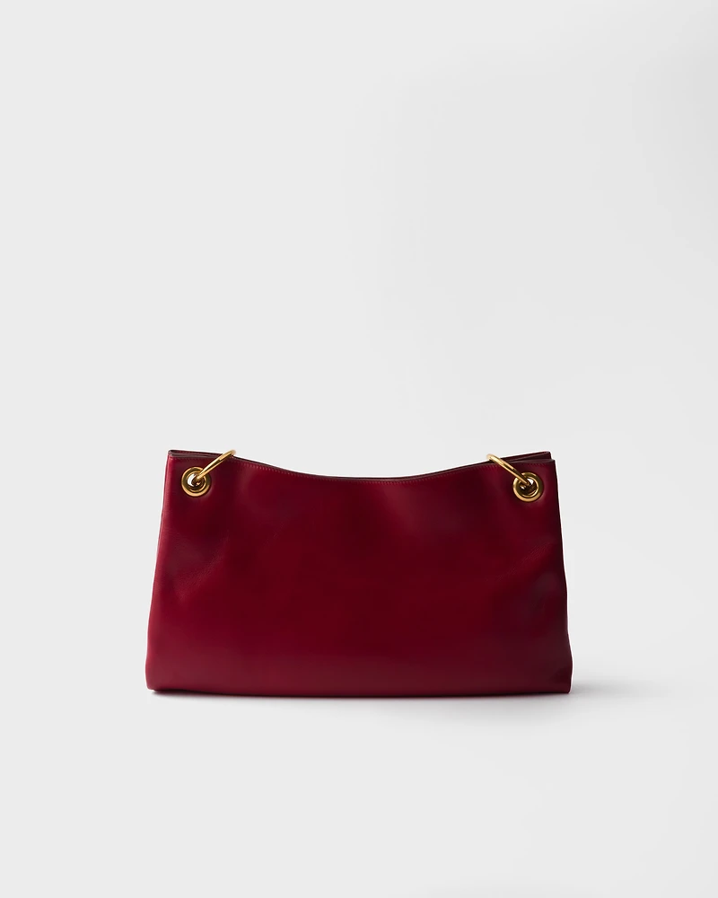 Prada Etude large leather shoulder bag