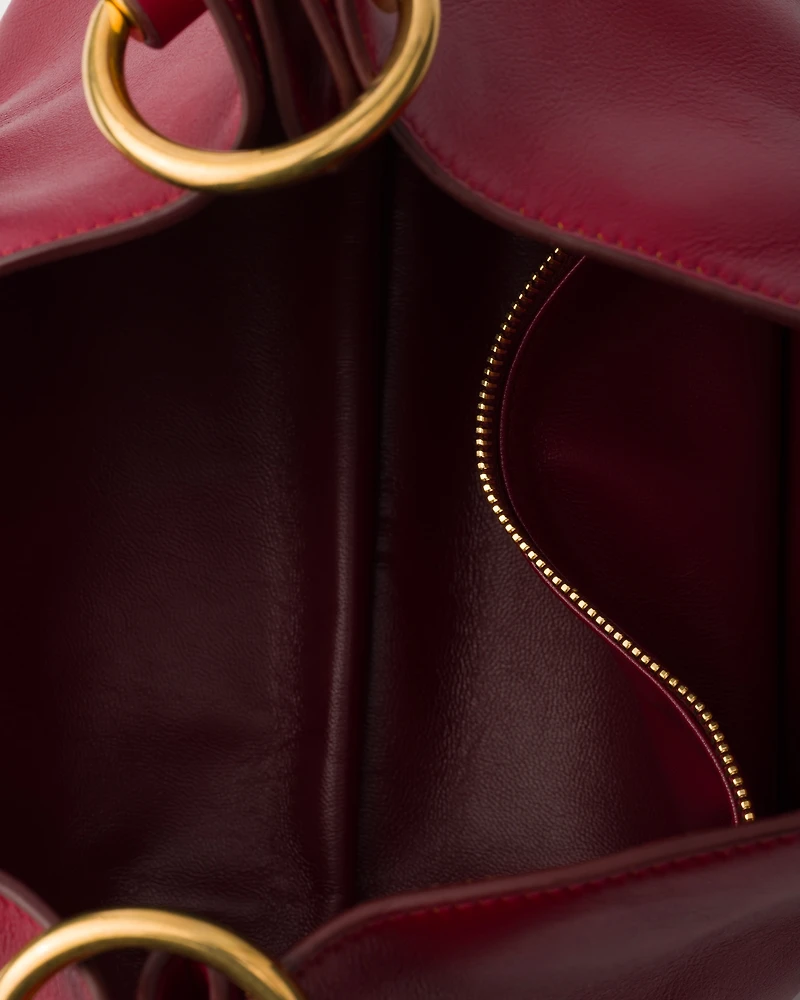 Prada Etude large leather shoulder bag