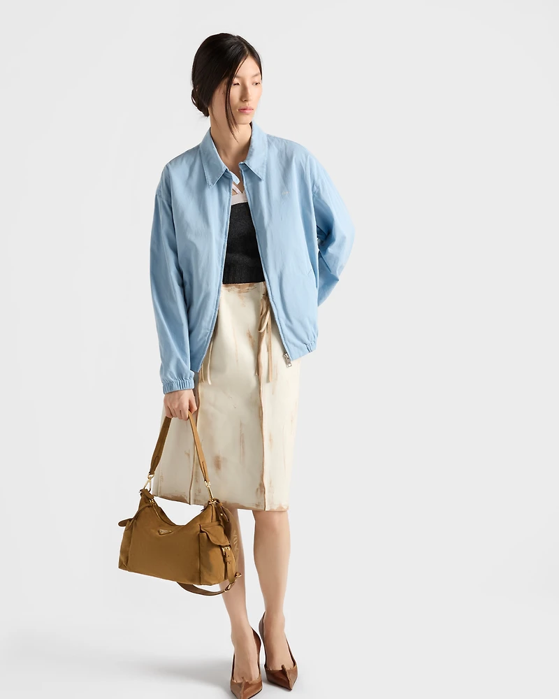 Prada Explore large suede bag