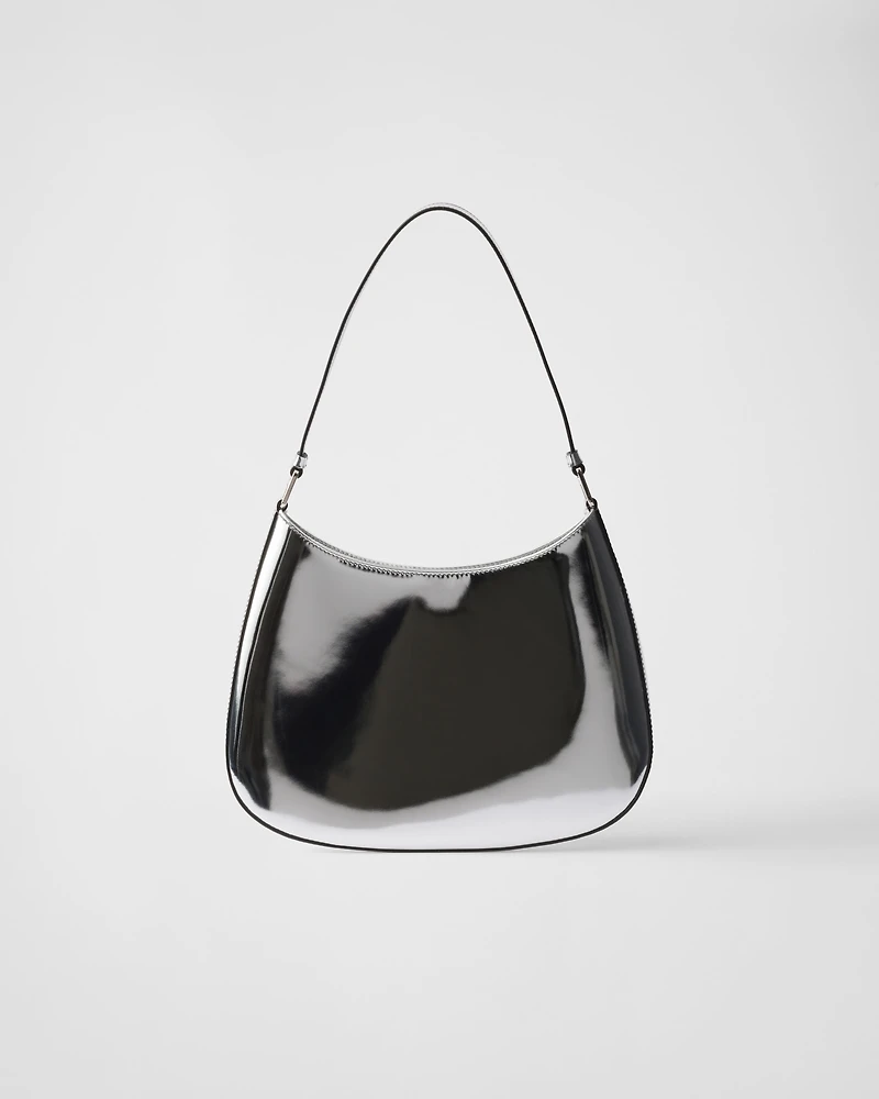 Prada Cleo printed brushed leather shoulder bag