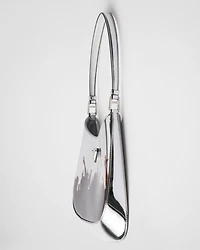 Prada Cleo printed brushed leather shoulder bag