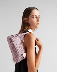 Prada Re-Edition mini satin bag with crystals