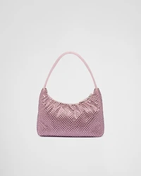 Prada Re-Edition mini satin bag with crystals