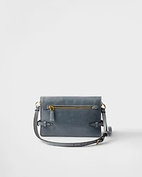 Leather shoulder bag