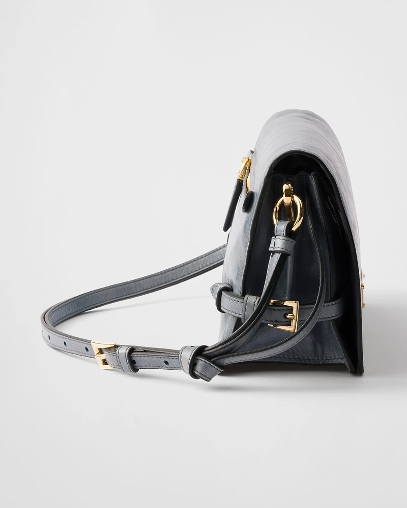 Leather shoulder bag