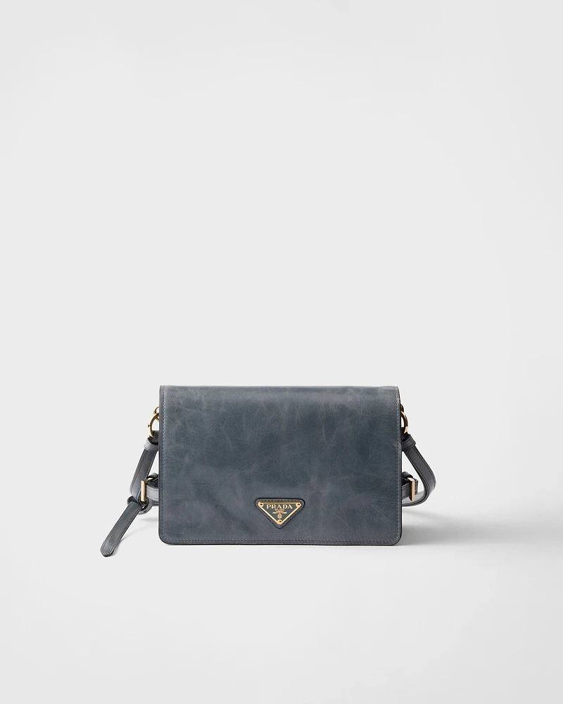 Leather shoulder bag