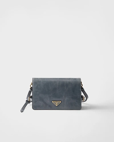 Leather shoulder bag
