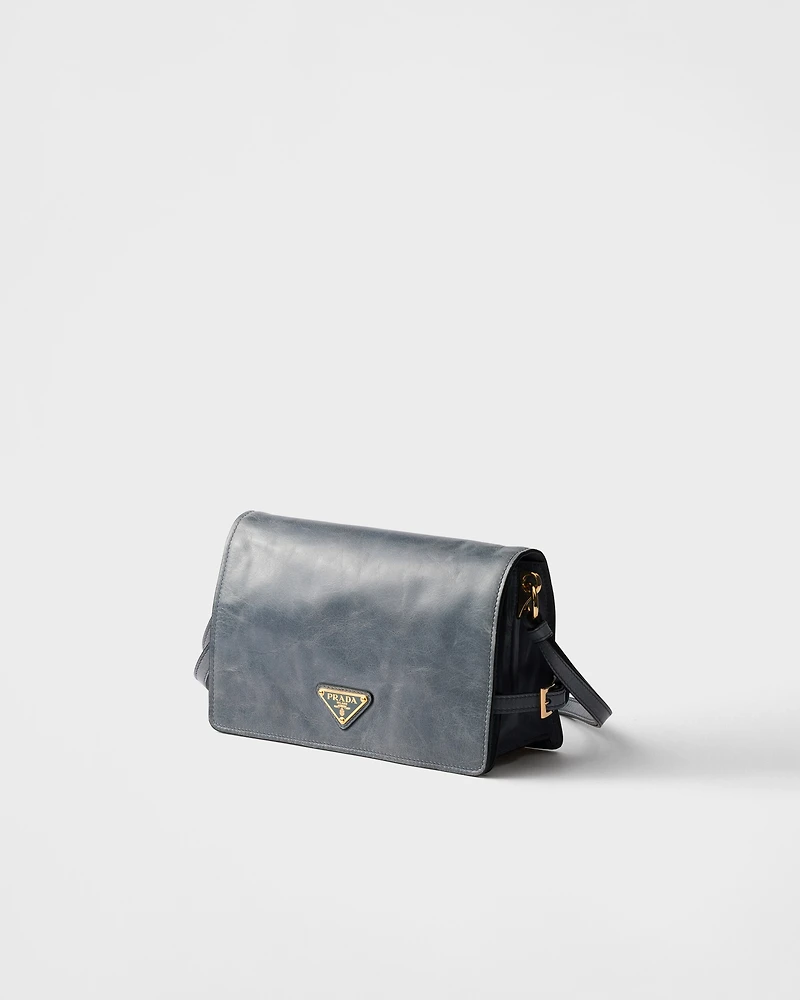 Leather shoulder bag