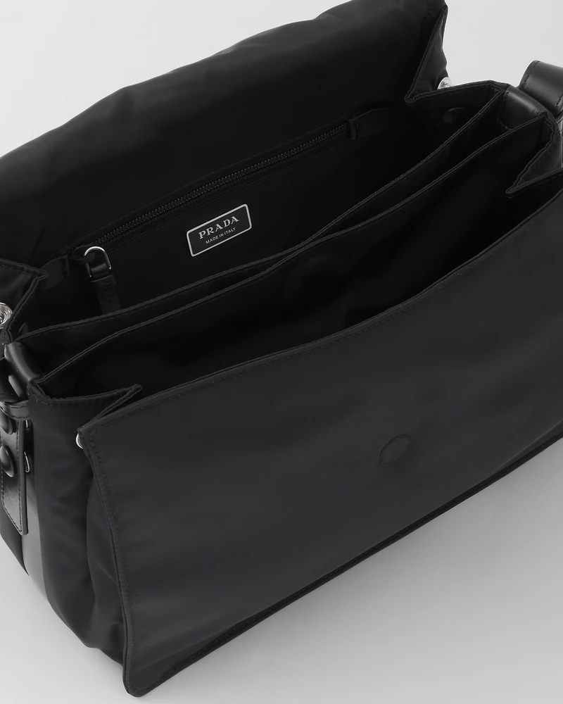 Prada Traveller medium padded Re-Nylon bag