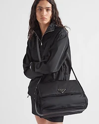 Prada Traveller large padded Re-Nylon shoulder bag