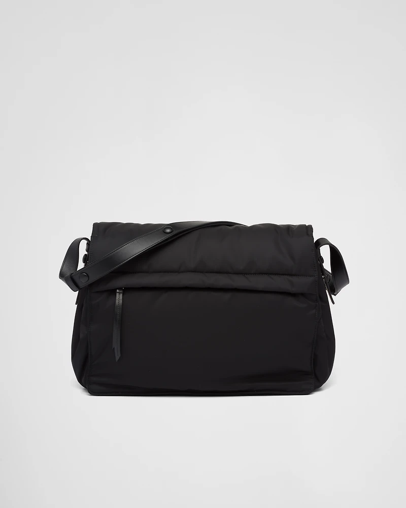 Prada Traveller large padded Re-Nylon shoulder bag