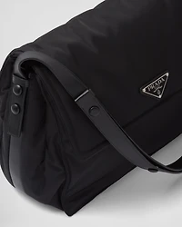Prada Traveller large padded Re-Nylon shoulder bag