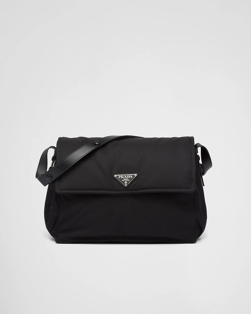 Prada Traveller large padded Re-Nylon shoulder bag