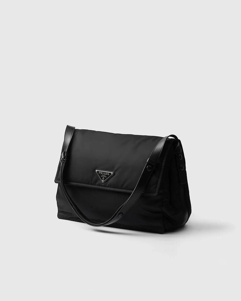 Prada Traveller large padded Re-Nylon shoulder bag