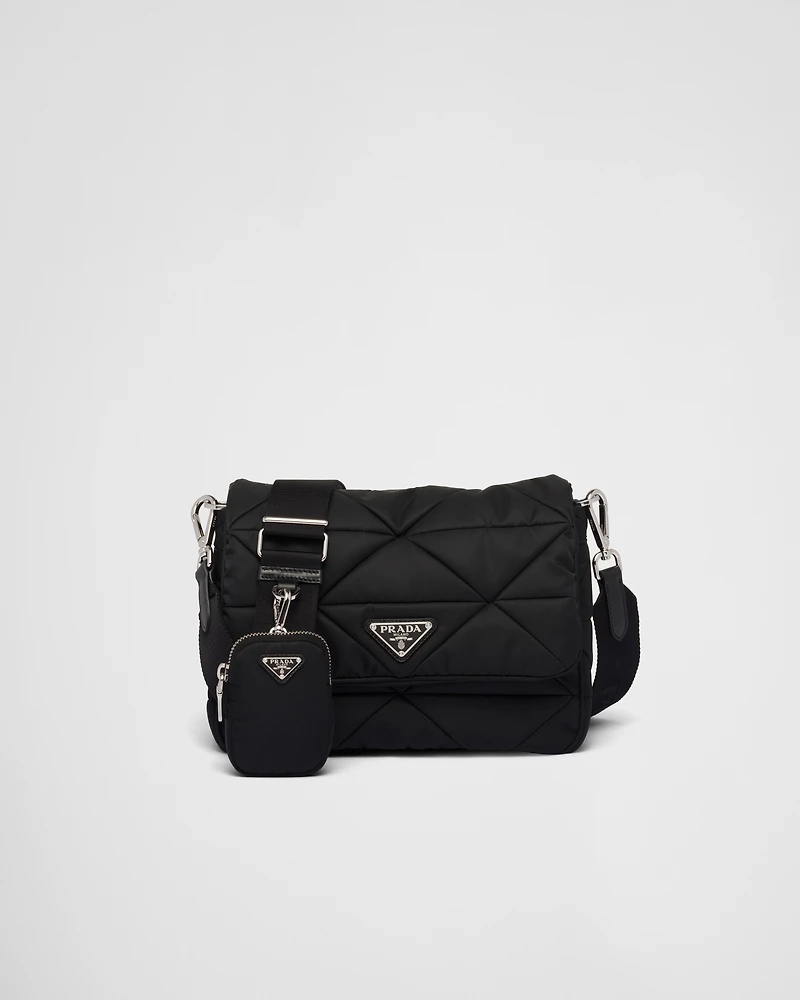 Padded Re-Nylon shoulder bag