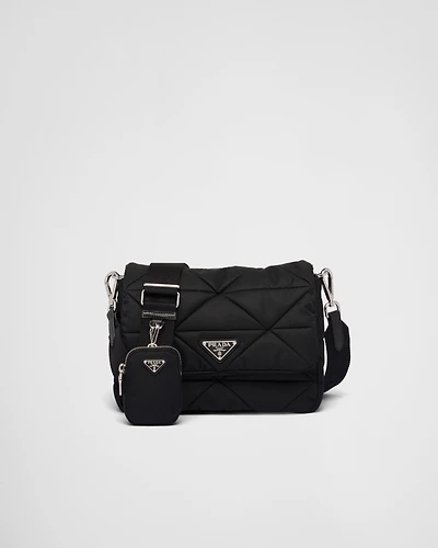 Padded Re-Nylon shoulder bag