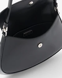 Prada Cleo small brushed leather shoulder bag with flap