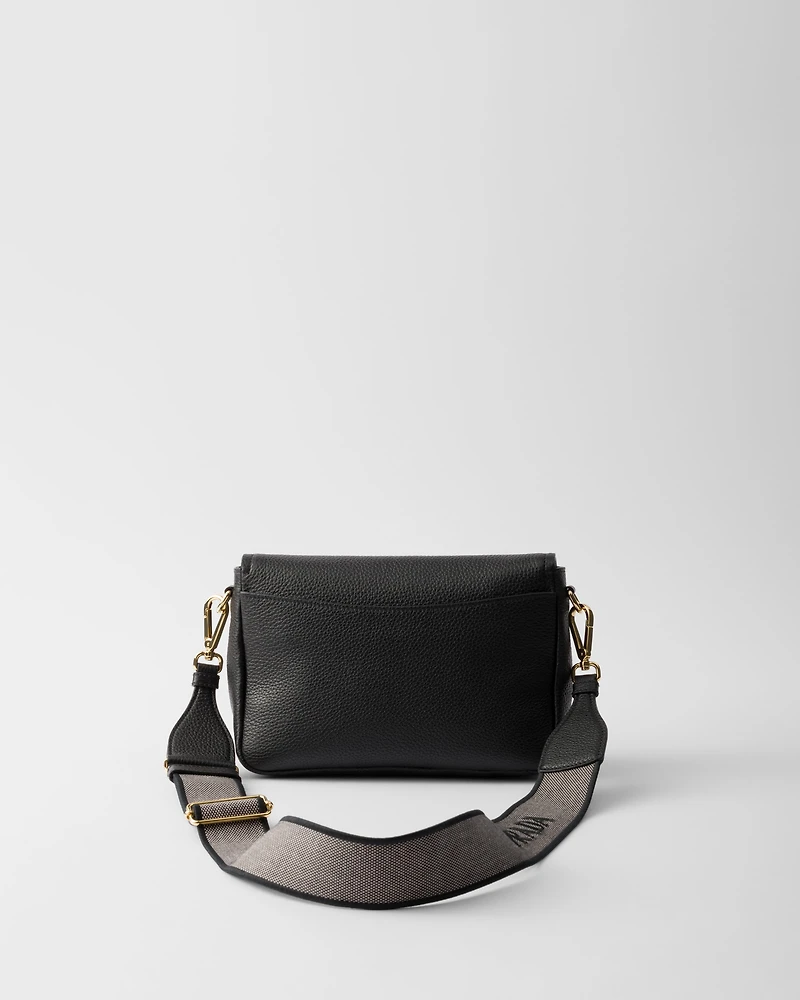 Leather shoulder bag