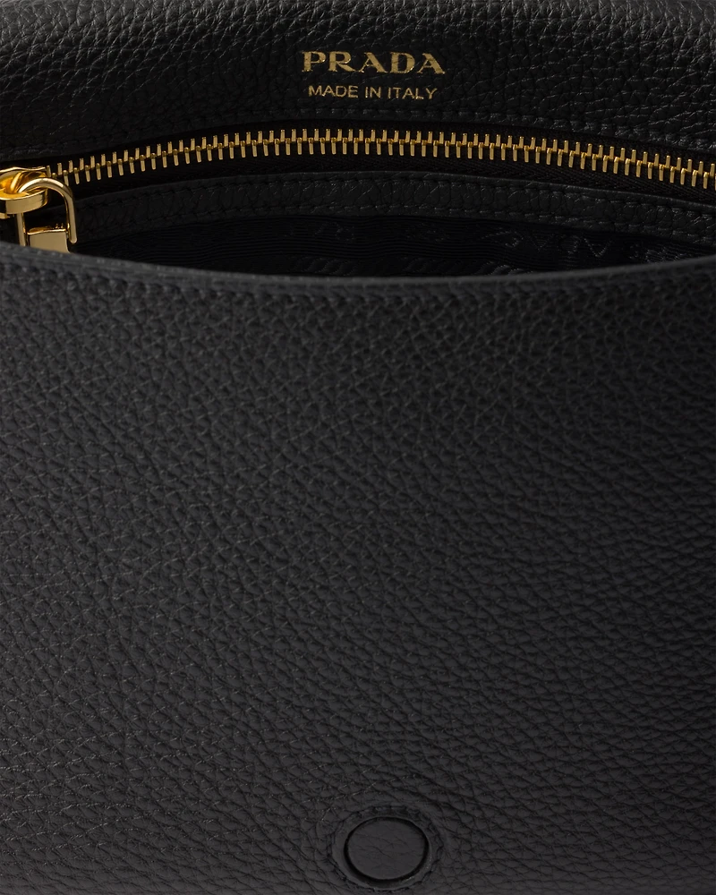 Leather shoulder bag